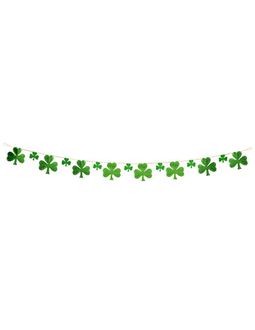 St. Patrick's Day Kleeblatt Girlande 3m