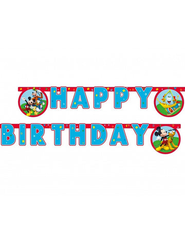 Guirlande Happy Birthday Mickey 2m