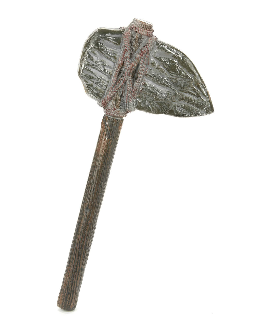 Prehistorická sekera pro dospělý šedá a hnědá z plastu