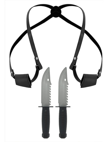 Pouzdro pro dospělé se 2 noži