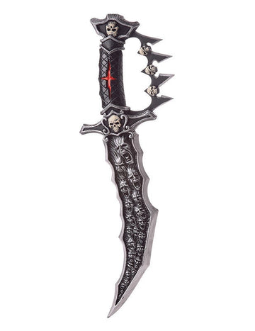 Prokletá dýka pro dospělé v černé a stříbrné barvě