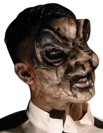 Kit d'application en latex Horror Doll Halloween pour adulte beige