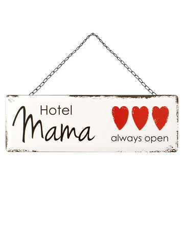 Hotel Mama cedule 45x15cm
