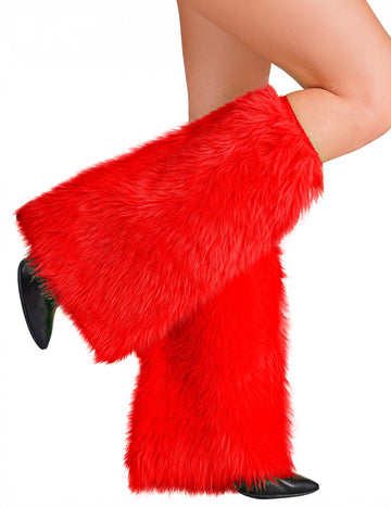 Jambières à poils rouges adulte