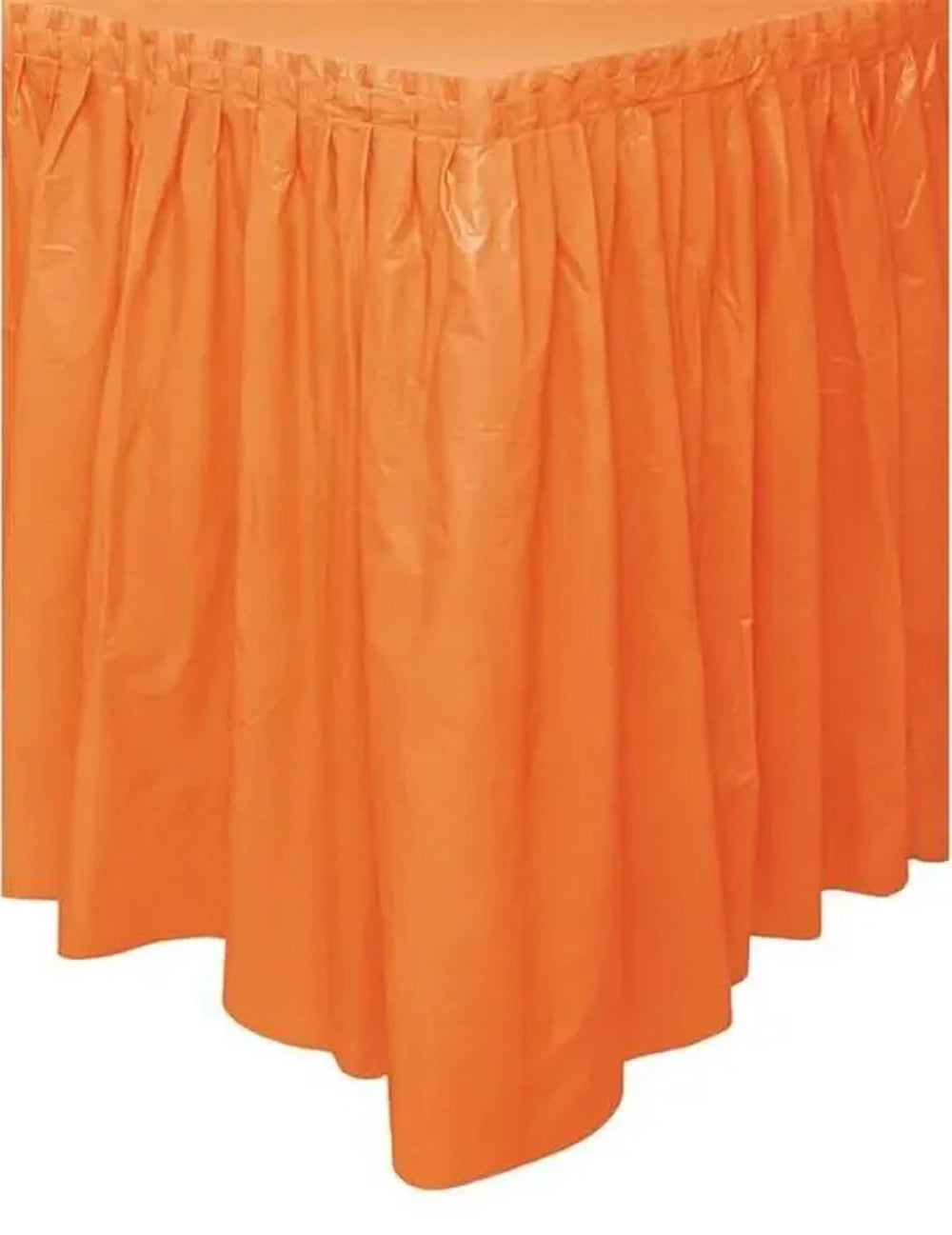 Plastová sukně na stůl oranžová