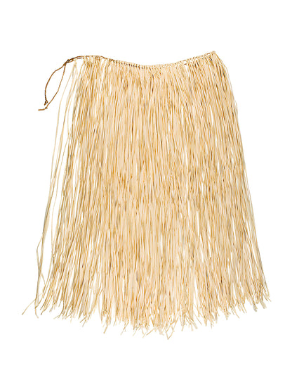 Dlouhá havajská sukně pro dospělé z přírodní rafie