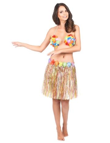 Havajská sukně pro dospělé v vícebarevné barvě