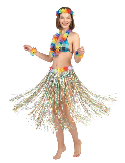 Jupe longue Hawaï pour femme multicolore