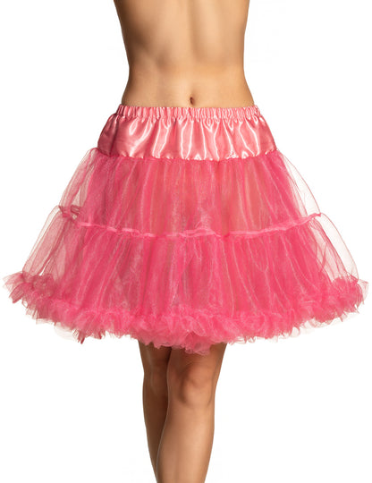 Střední růžová peticoat