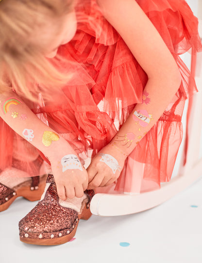 Sada 12 barevných dočasných tetování koťátek