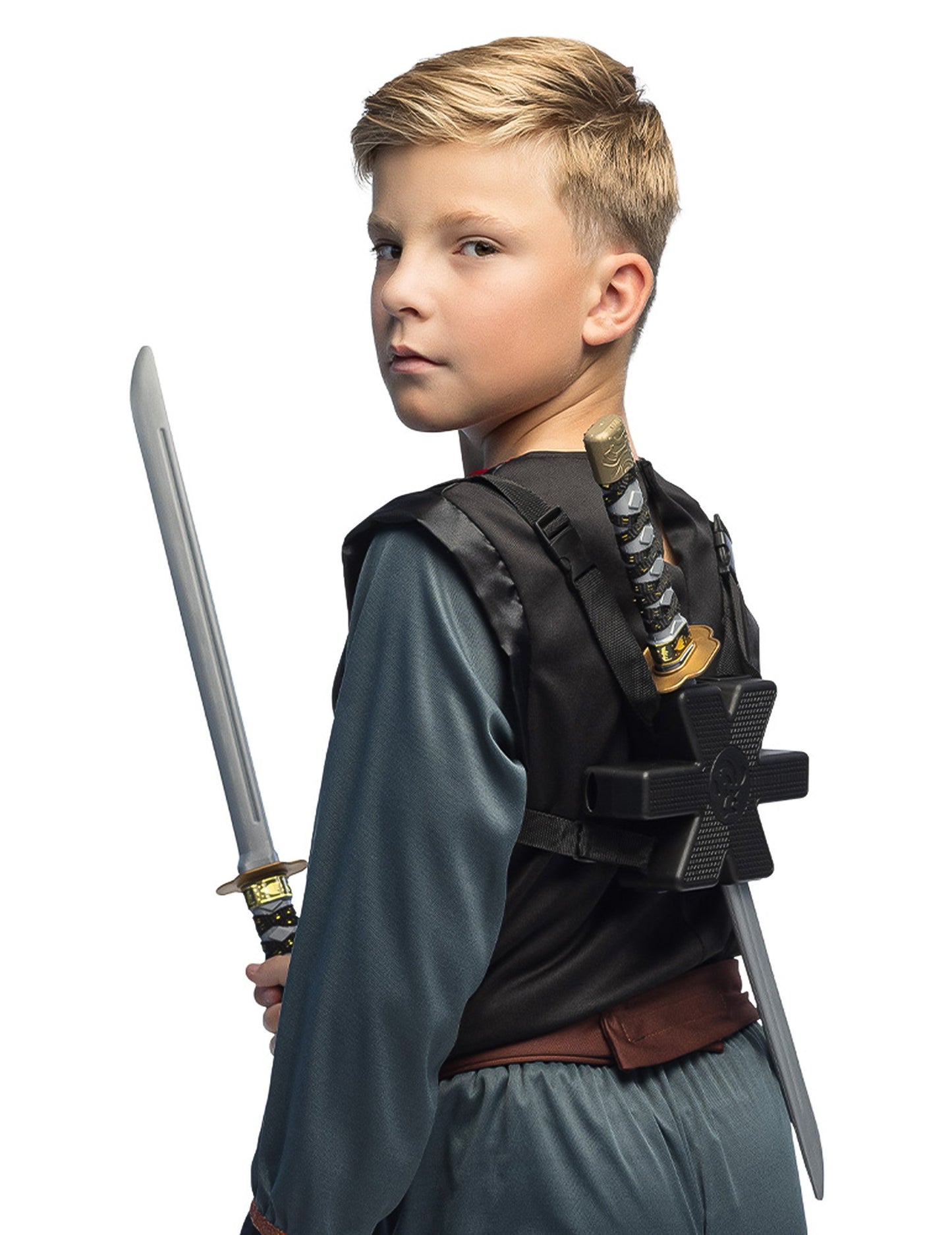 Kit 2 sabres ninja avec support