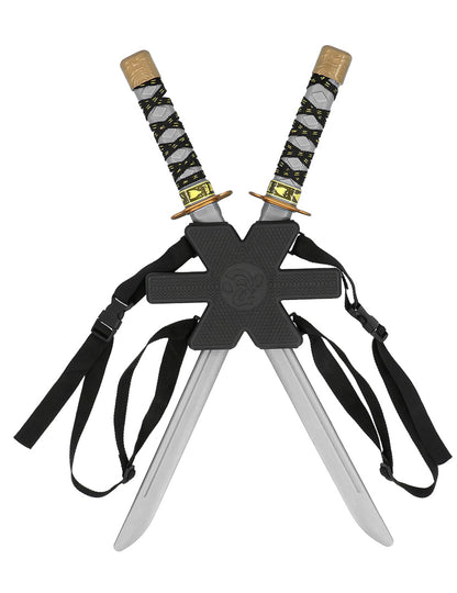 Kit 2 sabres ninja avec support