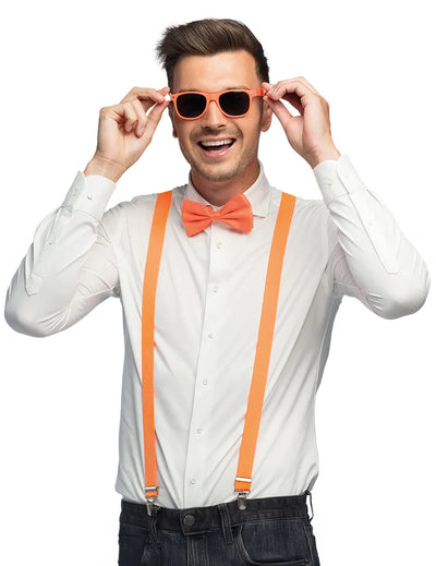 3dílná sada doplňků neonově oranžová UV