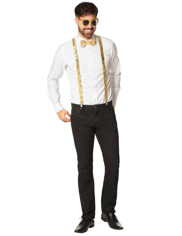 Sada doplňků pro dospělé se zlatými flitry