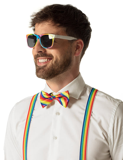 Vue de profil du kit accessoires arc en ciel