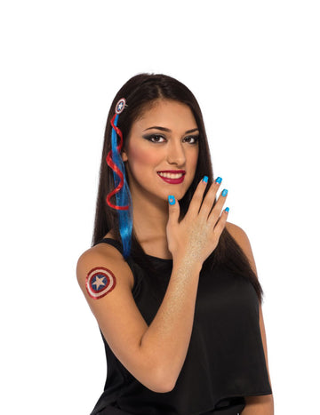 Dámské doplňky a make-up sada Captain America