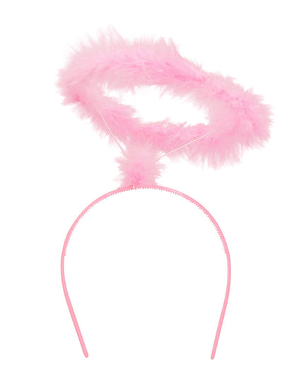 Sada světle růžových andělských doplňků