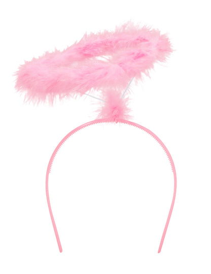 Sada světle růžových andělských doplňků