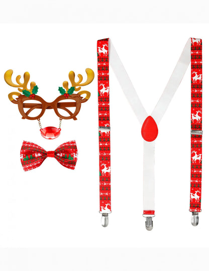 Détail du contenu du kit accessoires renne de Noël pour adulte