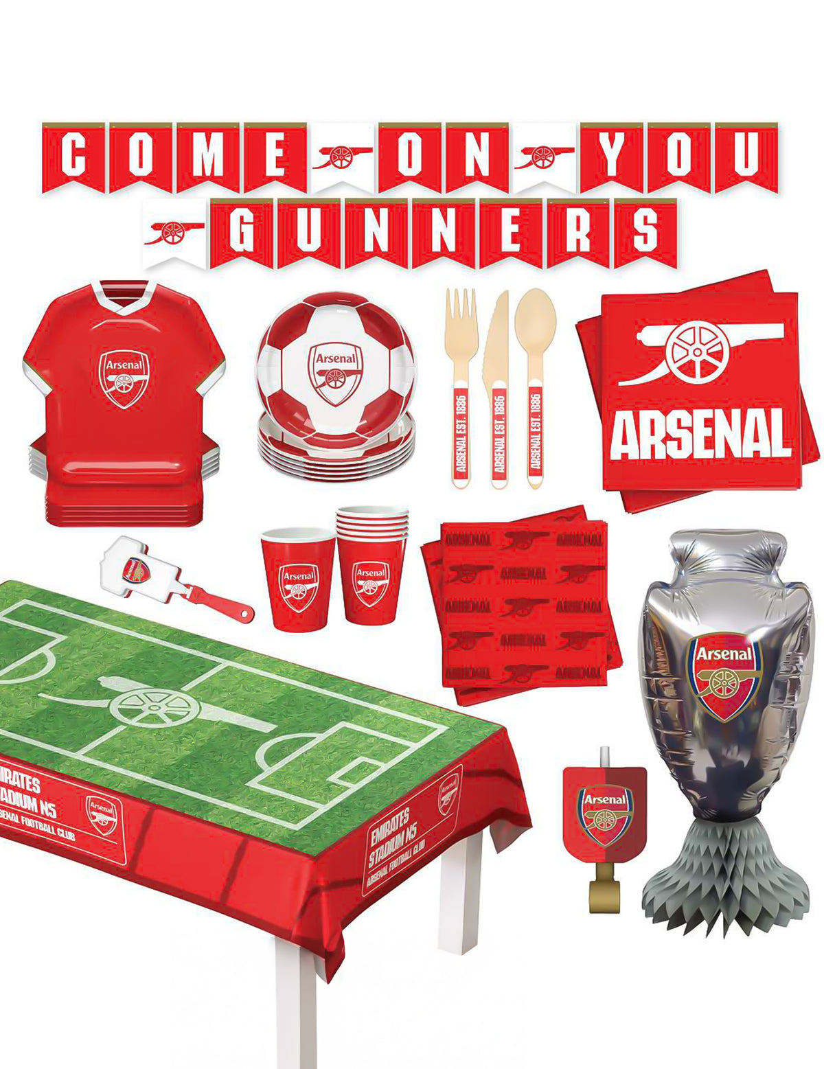 Narozeninová sada Arsenal Football Club 75 dílů