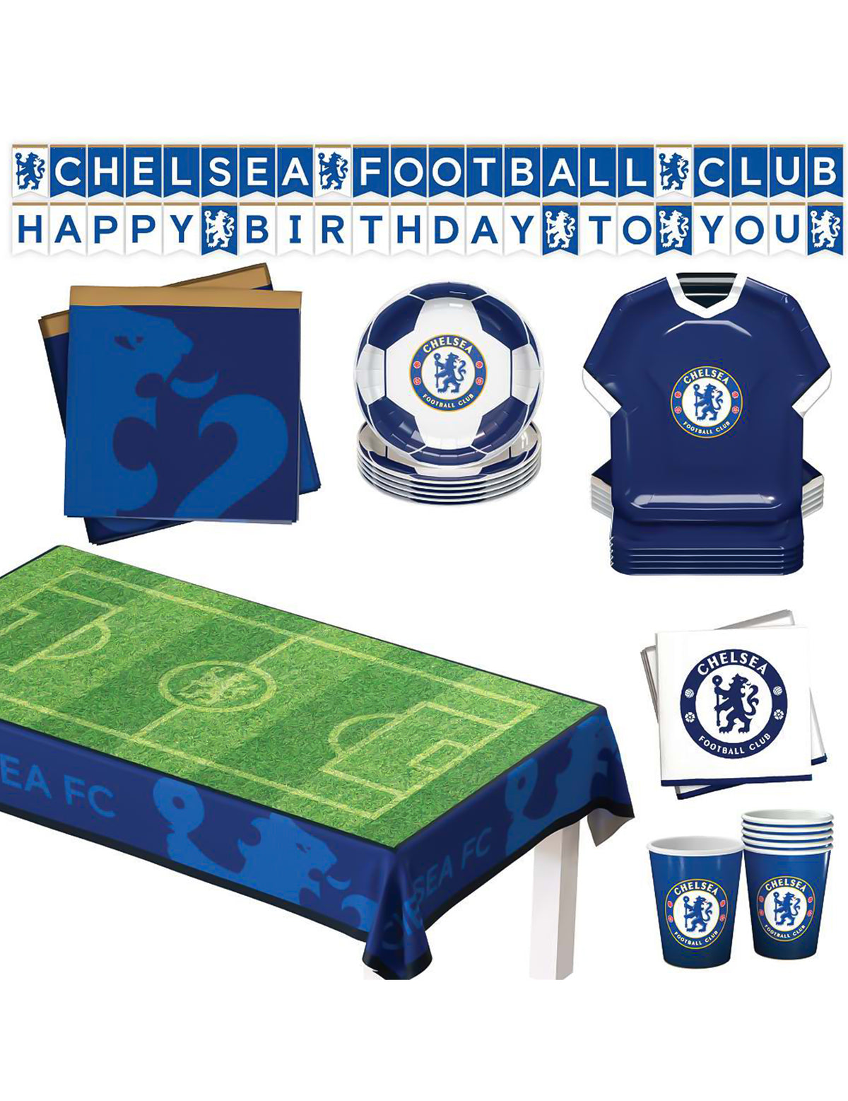 Narozeninová sada Chelsea Football Club 44 dílů