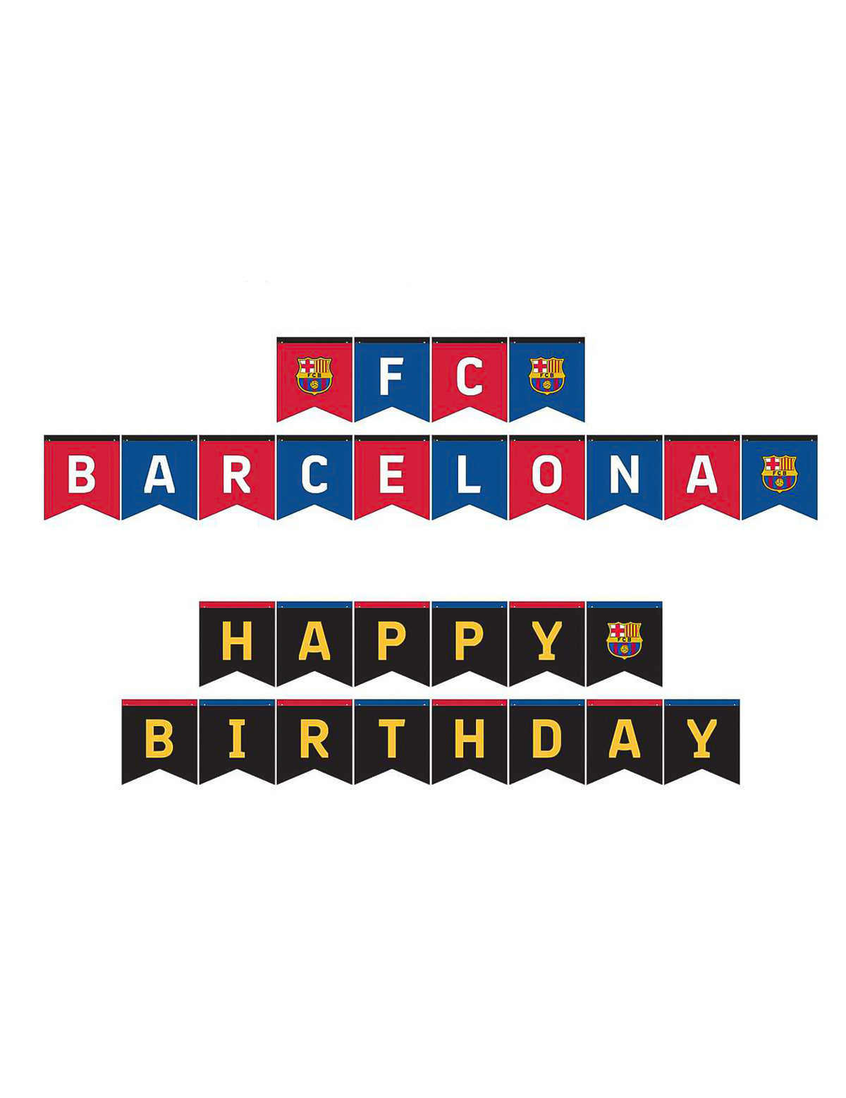 Narozeninová sada FC Barcelone 44 dílů