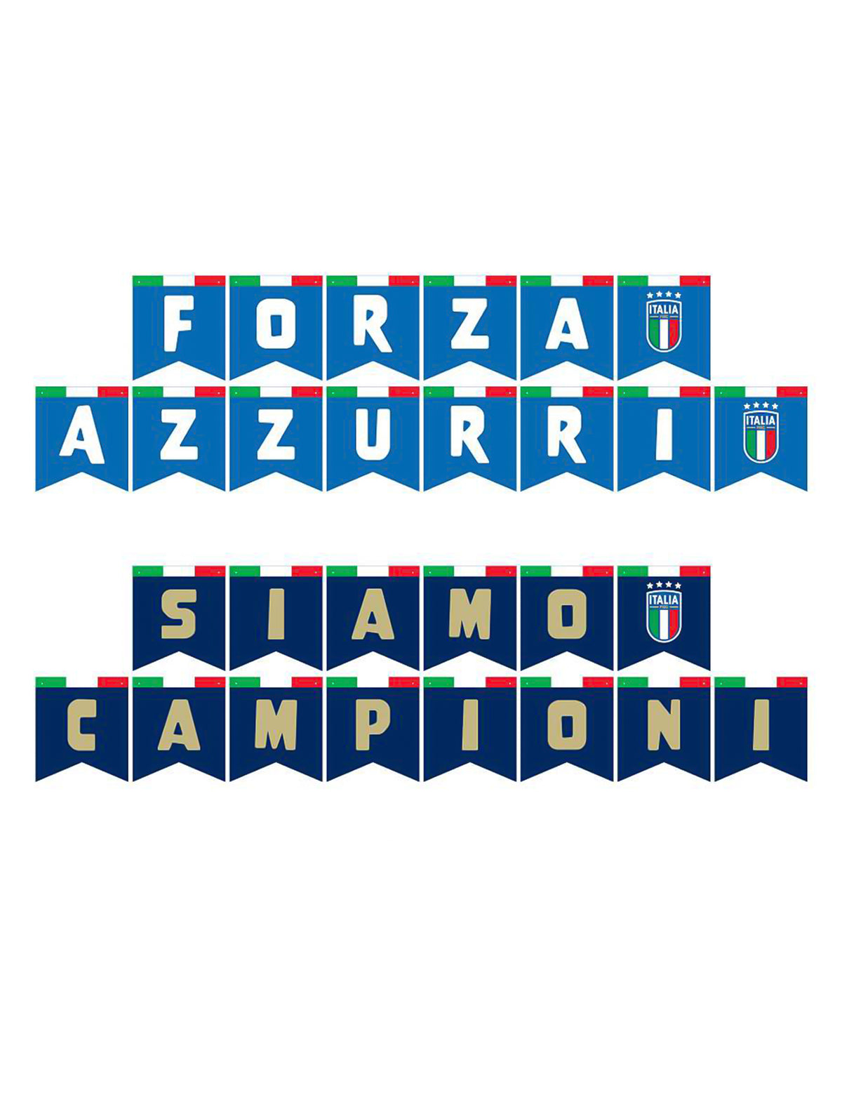 Narozeninová sada Italský fotbalový svaz 44 dílů