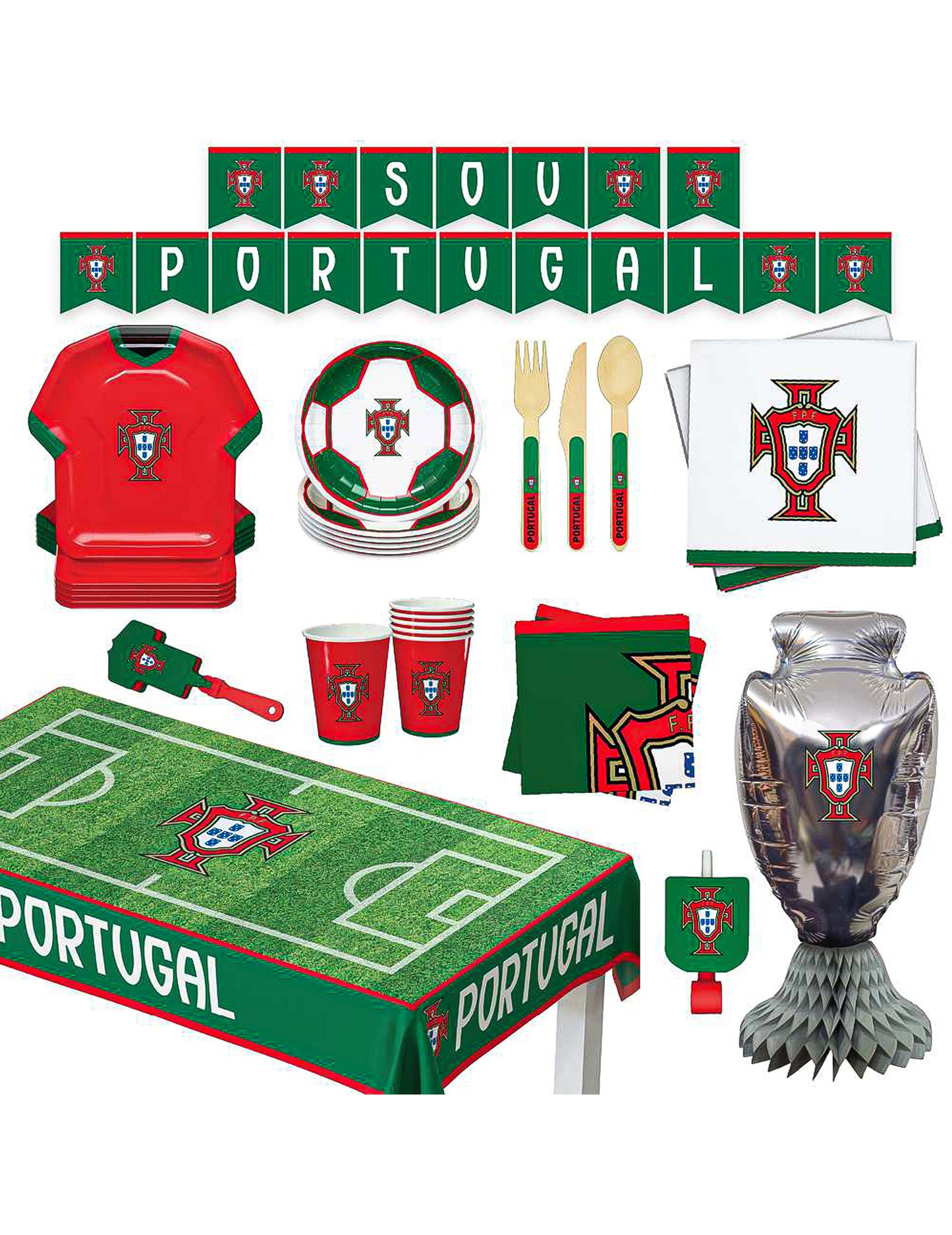 Narozeninová sada Portugalského fotbalového svazu 75 kusů