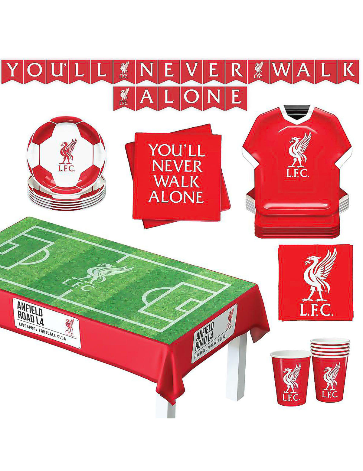 Narozeninová sada Liverpool Football Club 44 dílů