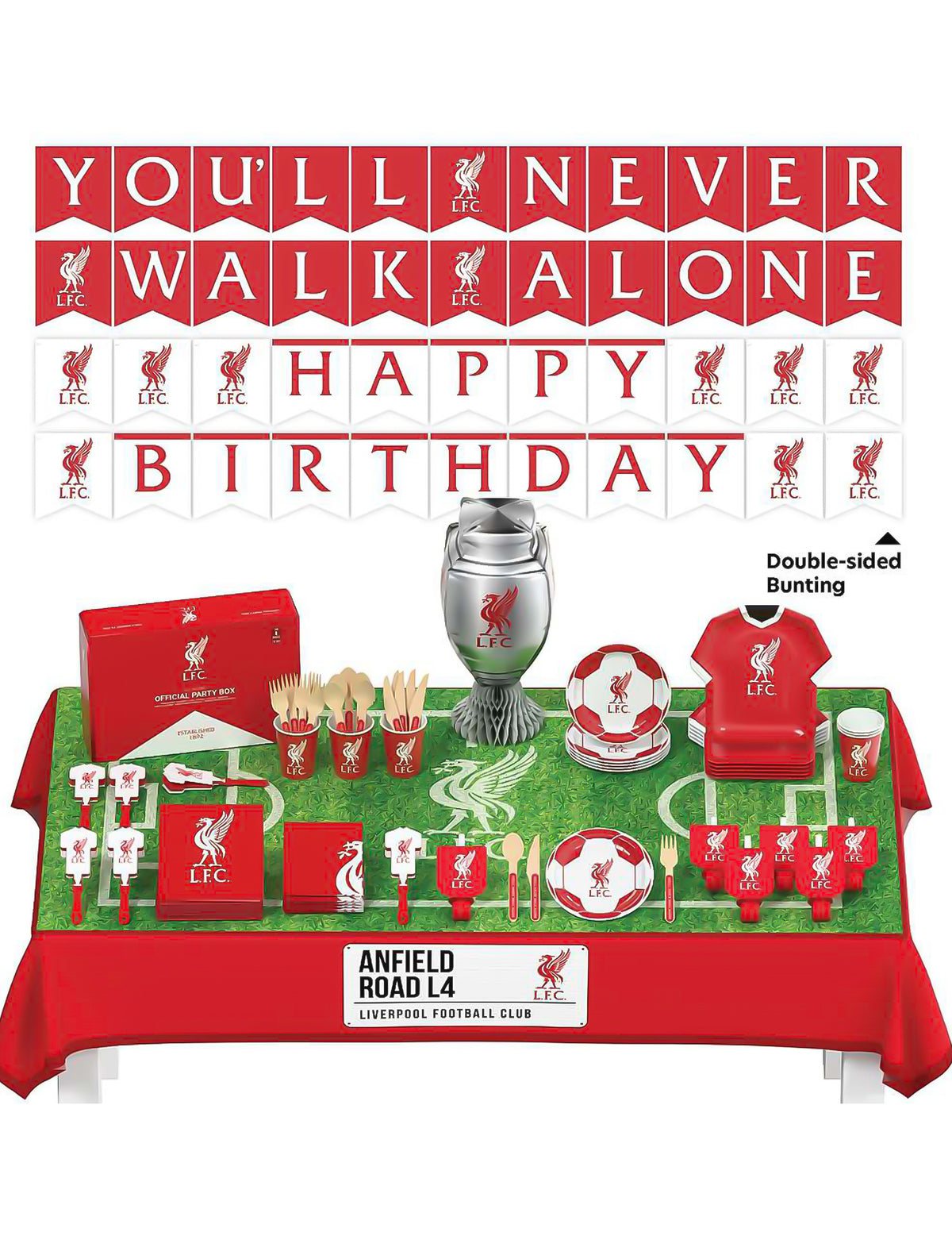 Narozeninová sada Liverpool Football Club 75 dílů