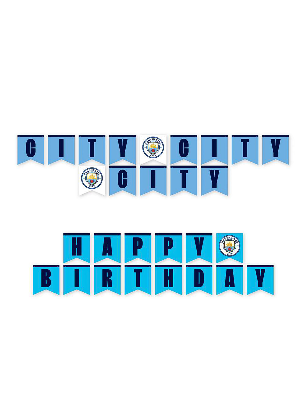Narozeninová sada Manchester City Football Club 44 dílů