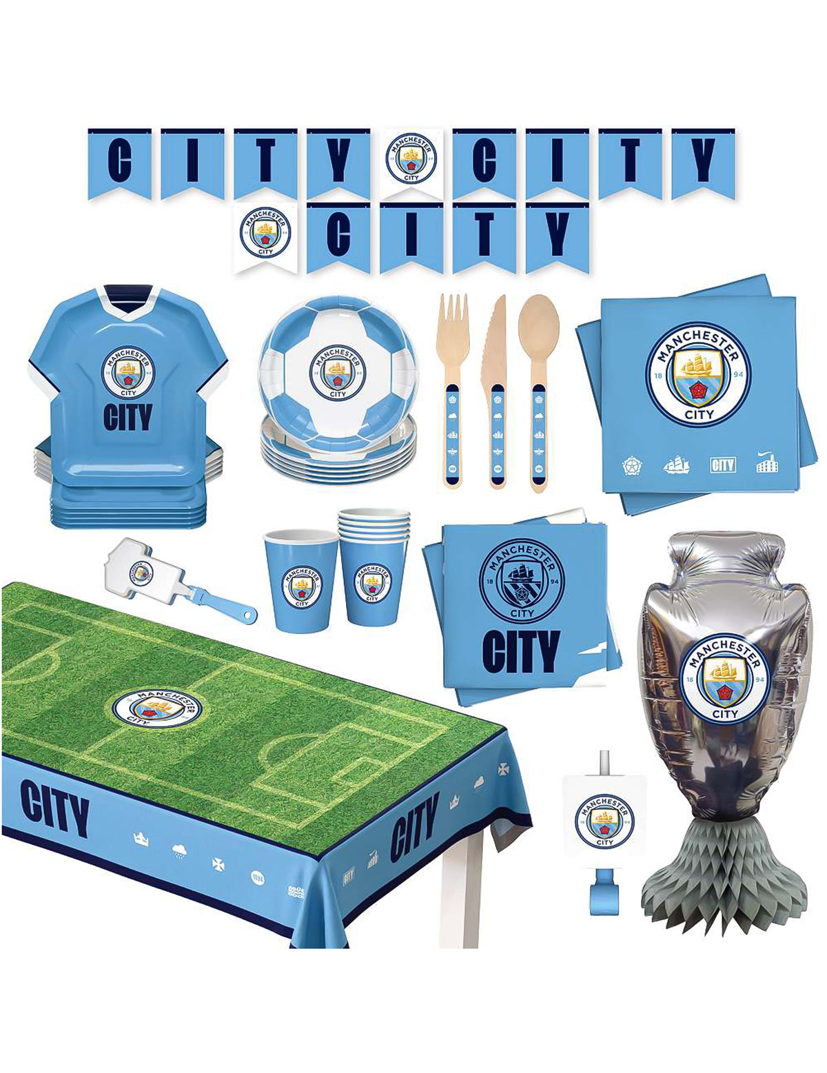 Narozeninová sada Manchester City Football Club 75 dílů