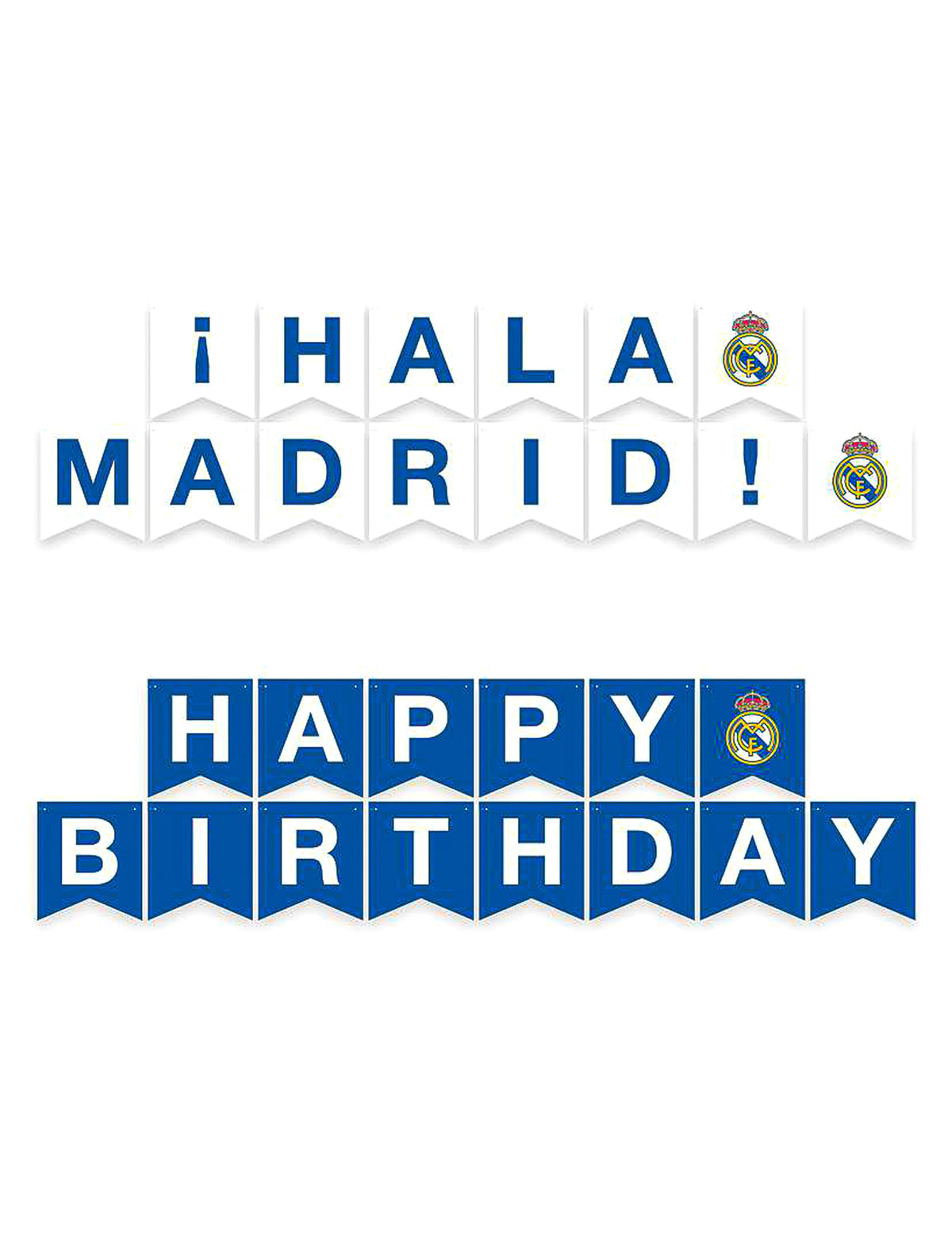 Narozeninová sada Real Madrid CF 44 dílů