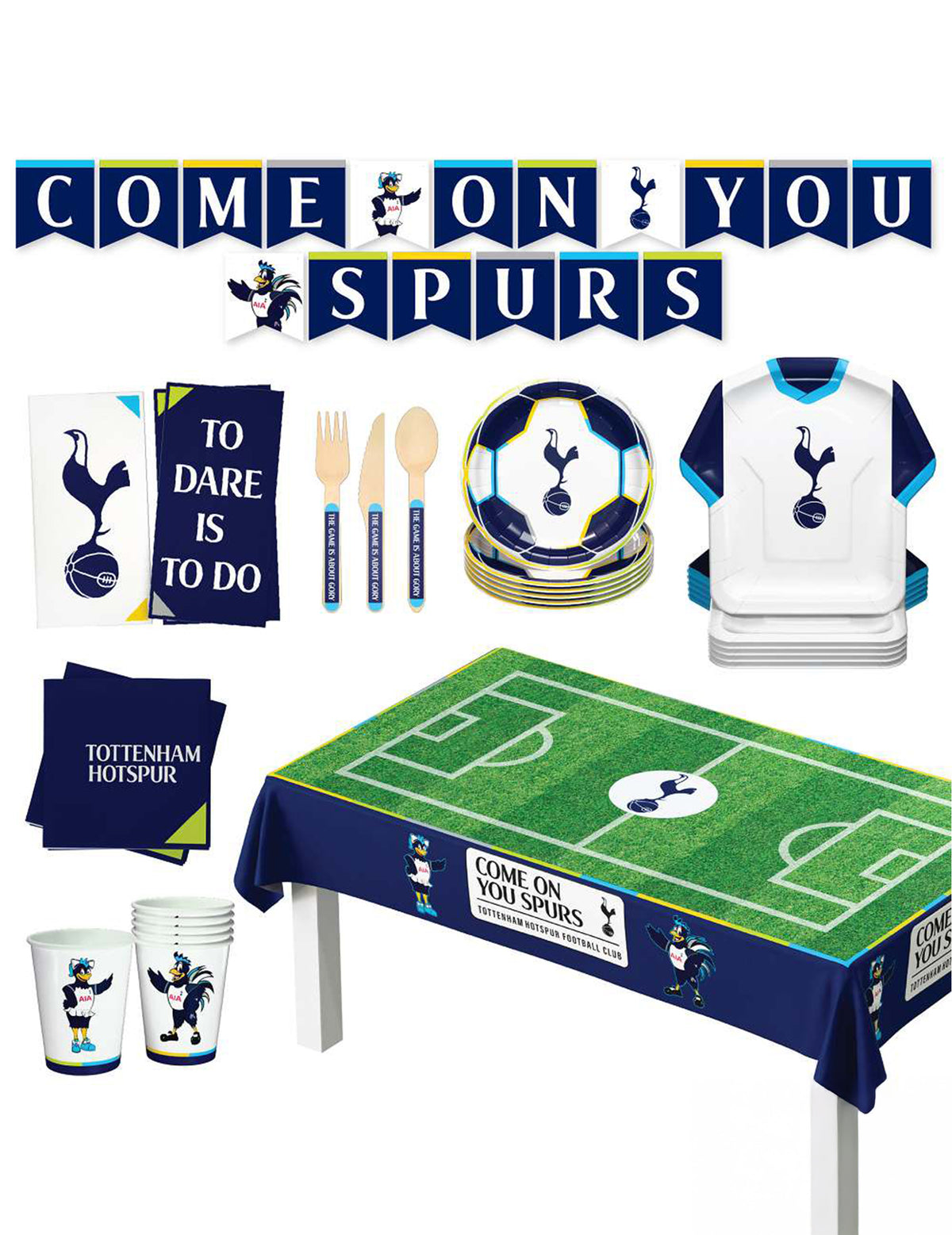 Narozeninová sada Tottenham Hotspur Football Club 44 dílů