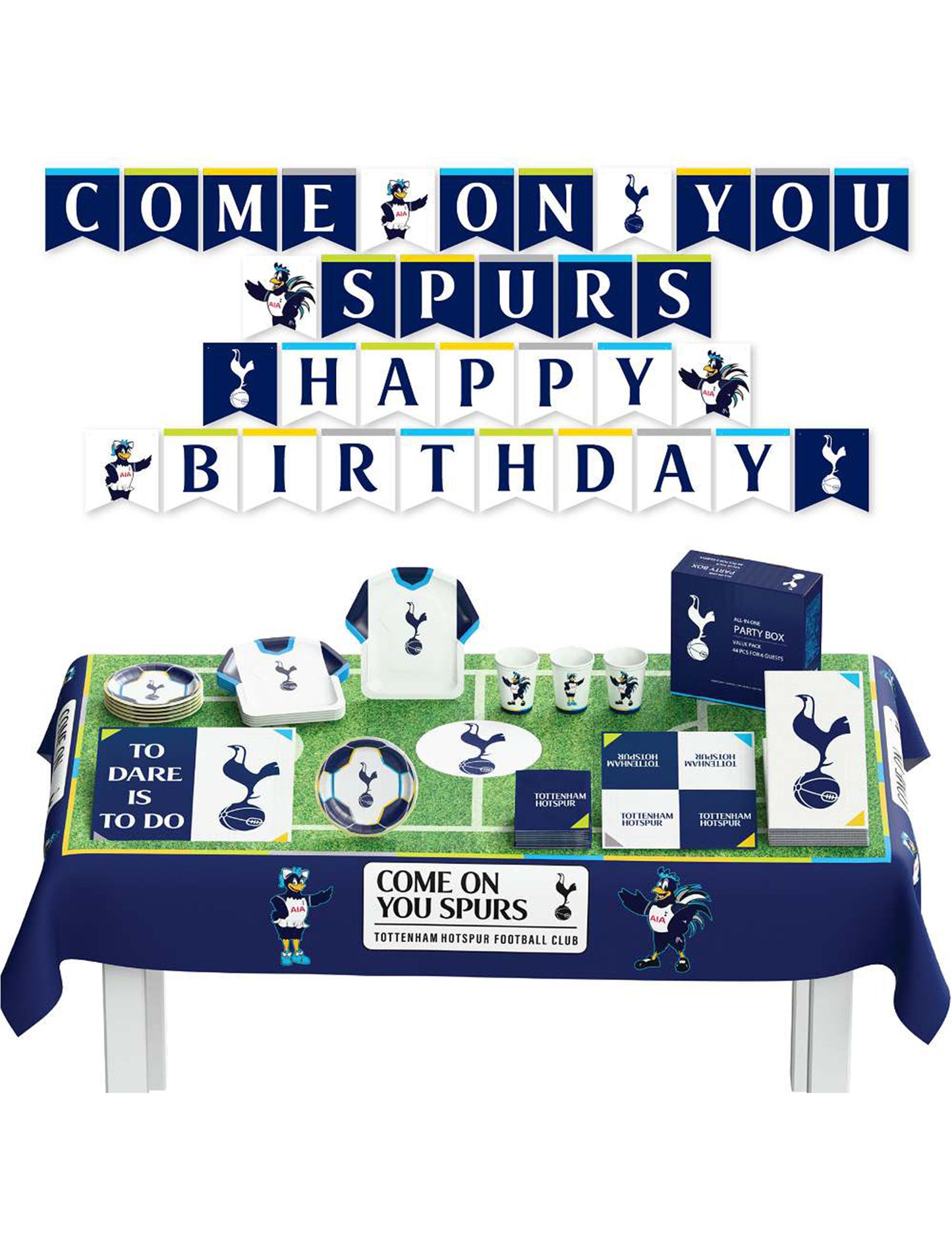 Kit anniversaire Tottenham Hotspur Football Club 44 pièces