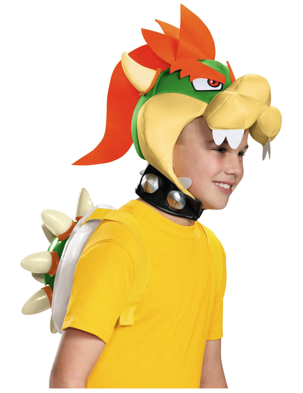 Kostým Bowser Nintendo® pro dítě s čelenkou z krunýře a obojkem s ostny