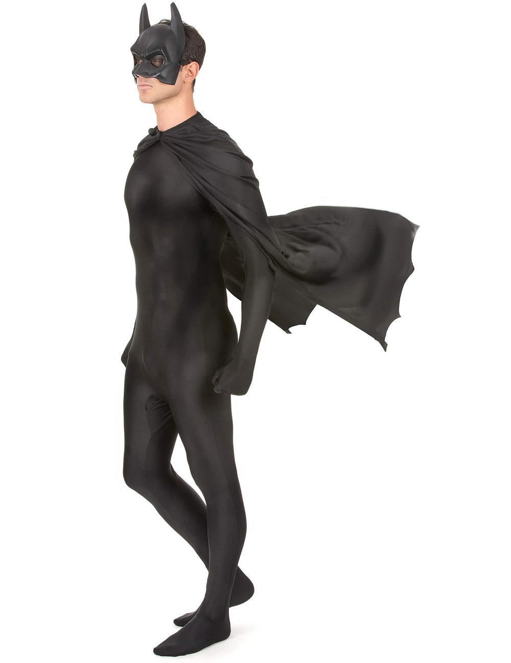 Boční pohled na sadu pláště a masky Batman™