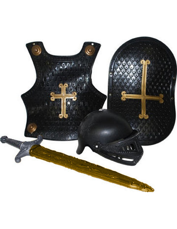 Plastová dětská stavebnice Černý rytíř