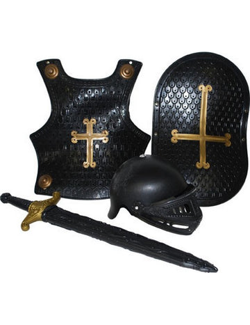 Plastová dětská stavebnice Černý rytíř