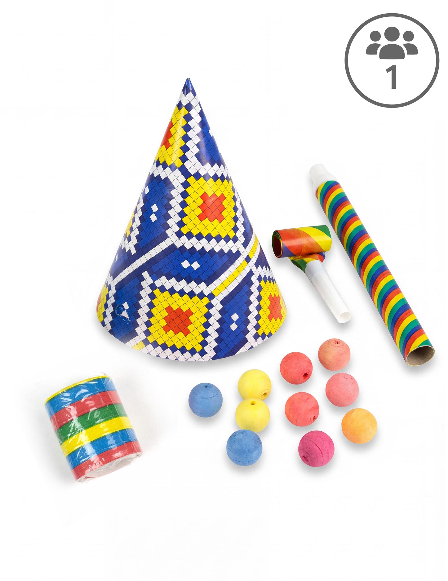 Sada dárků pro jednu osobu v různých barvách