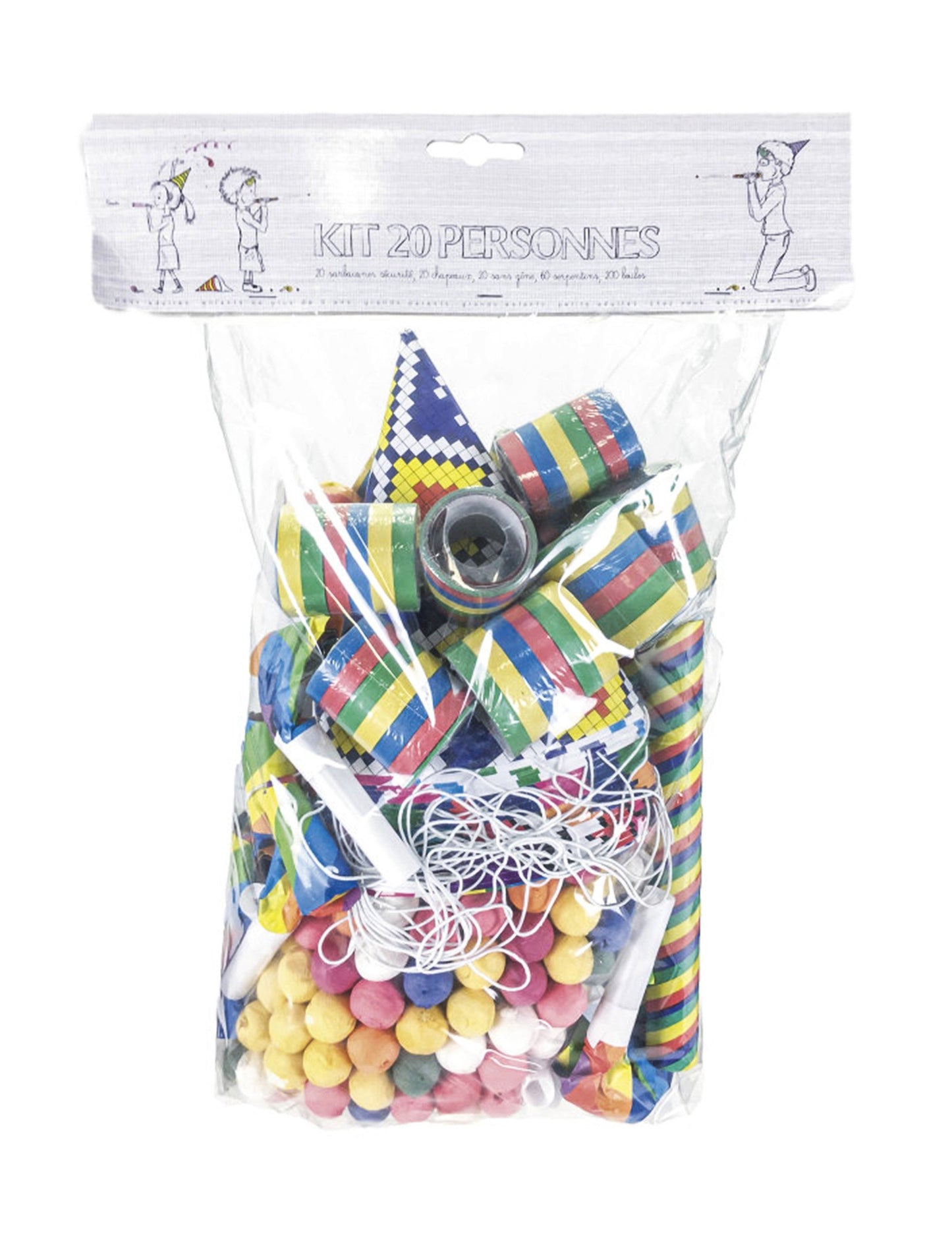 Sada dárků pro 20 osob v různých barvách