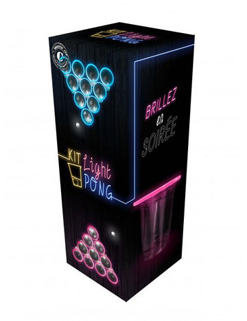 Sada na osvětlovací pivní pong