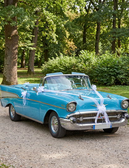 Luxusní sada dekorace na auto na svatbu