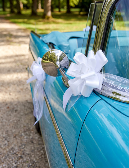 Luxusní sada dekorace na auto na svatbu