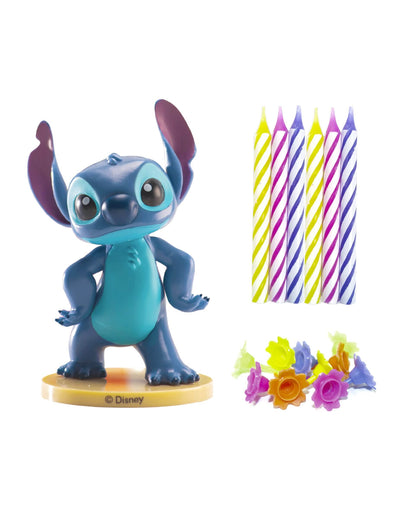 Sada PVC figurek Stitch™ se svíčkami