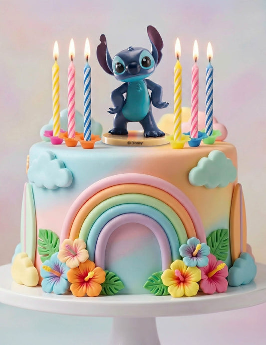 Sada PVC figurek Stitch™ se svíčkami