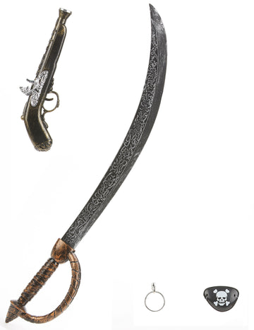 Kit de pirate en plastique pour Enfant et Adulte