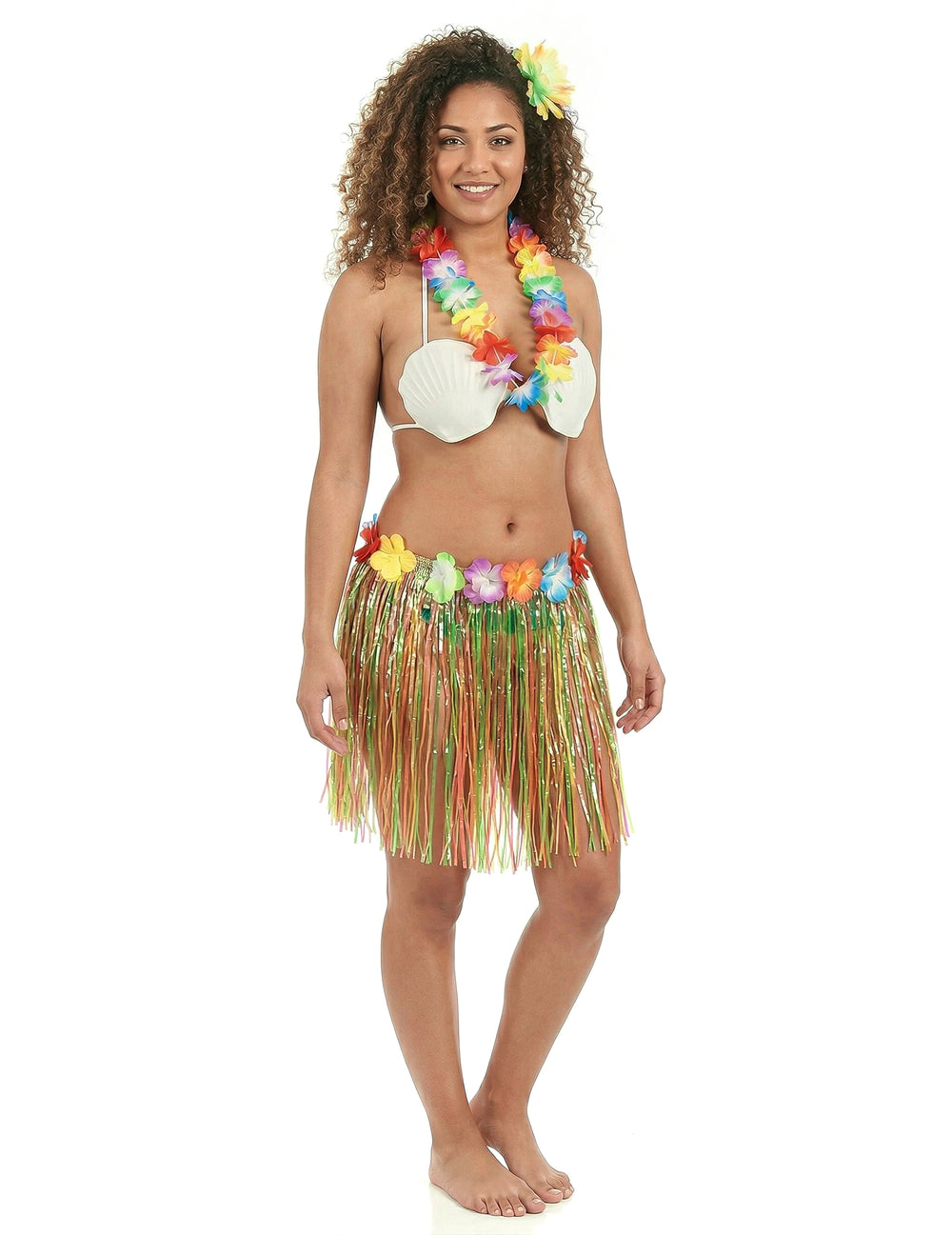 Vue d'ensemble du kit déguisement Hawaï