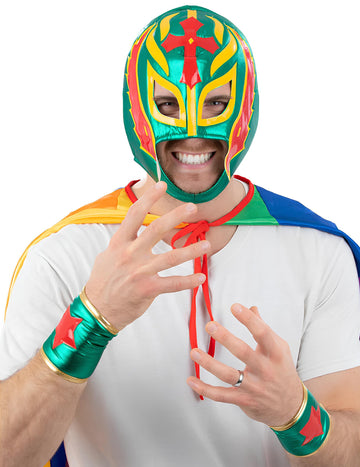 Sada kostýmu pro dospělé mexického wrestlera
