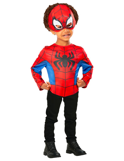 Sada dětského topu a masky Spideyho a jeho mimořádných přátel